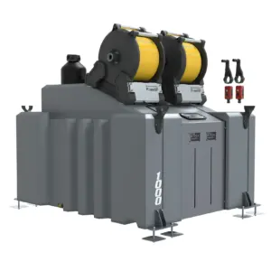 2 Man 1000L WFP System (DI) with PowerUP Electric Hose Reels