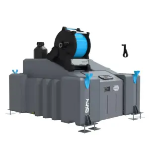 1 Man 750L Water Fed Pole System (DI) with Manual Hose Reel