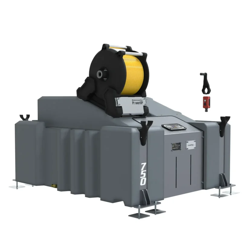 1 Man 750L Window Cleaning System (Delivery) with PowerUP Electric Reel