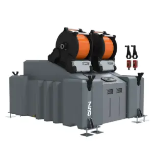 2 Man 750L Window Cleaning System (Delivery) with Electric Reels