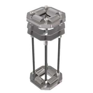 PowerUP Security Pulley Through Floor Roller Guide 4-Way