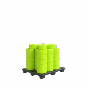 50 x Hi-Vis Yellow Premium Griflex Hose 6.3mm x 100M