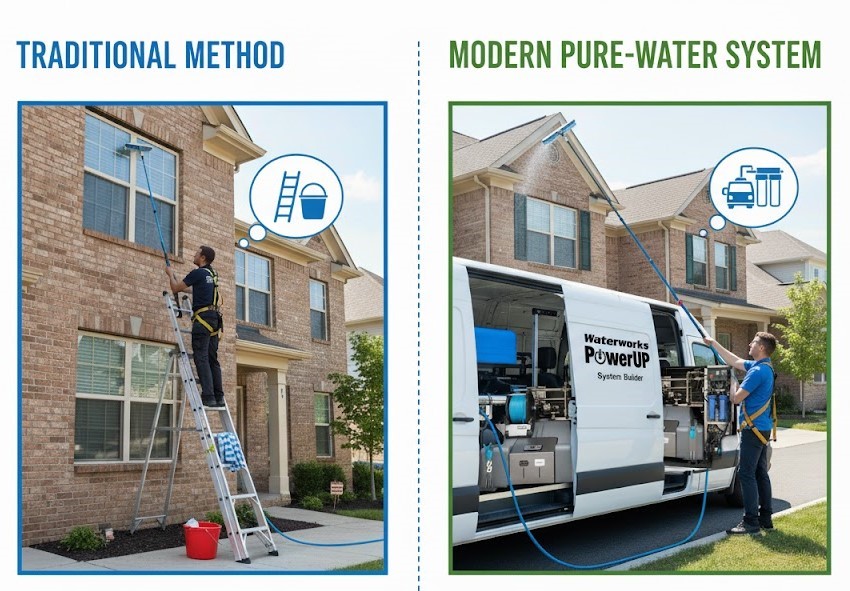 Window Cleaning Methods Comparison