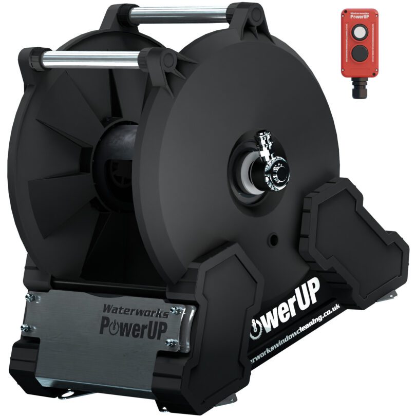 PowerUP Electric Hose Reel LHW Window Cleaning Hose Reel