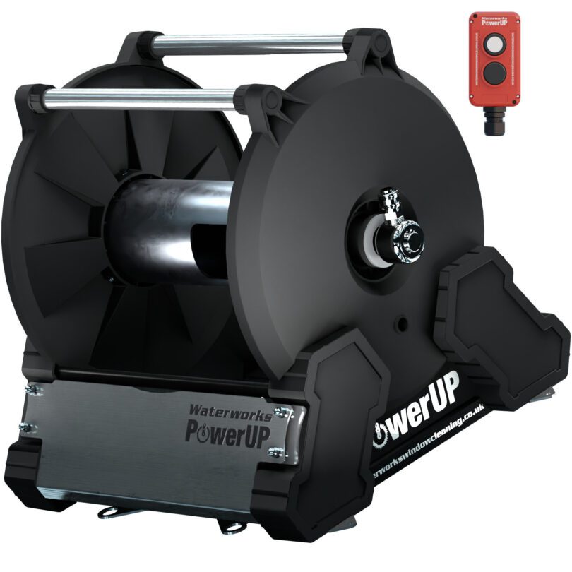 PowerUP XL Electric Hose Reel LHW Retractable Pressure Washer Hose Reel